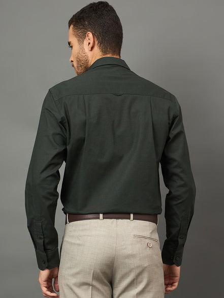 Club York Men Dark Green Shirt