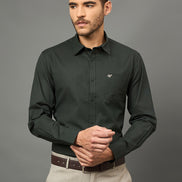 Club York Men Dark Green Shirt