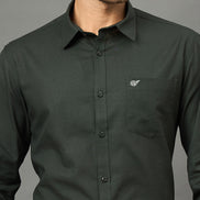 Club York Men Dark Green Shirt