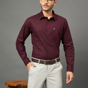 Club York Men Wine Shirt