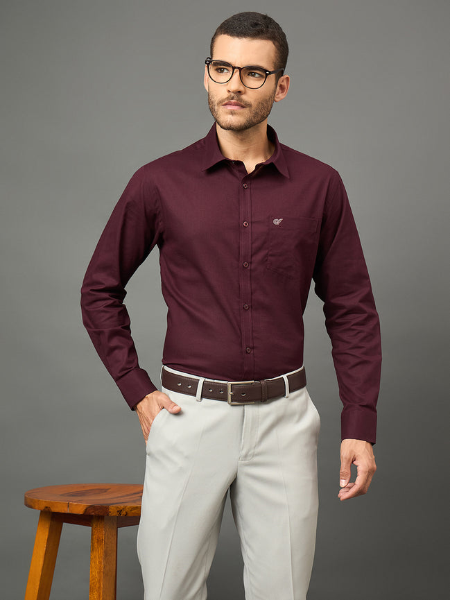 Club York Men Wine Shirt
