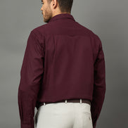 Club York Men Wine Shirt