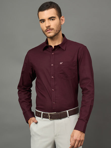 Club York Men Wine Shirt
