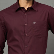 Club York Men Wine Shirt