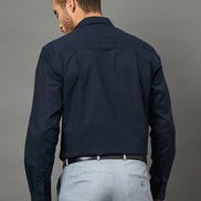 Club York Men Navy Shirt