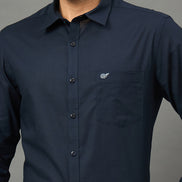 Club York Men Navy Shirt
