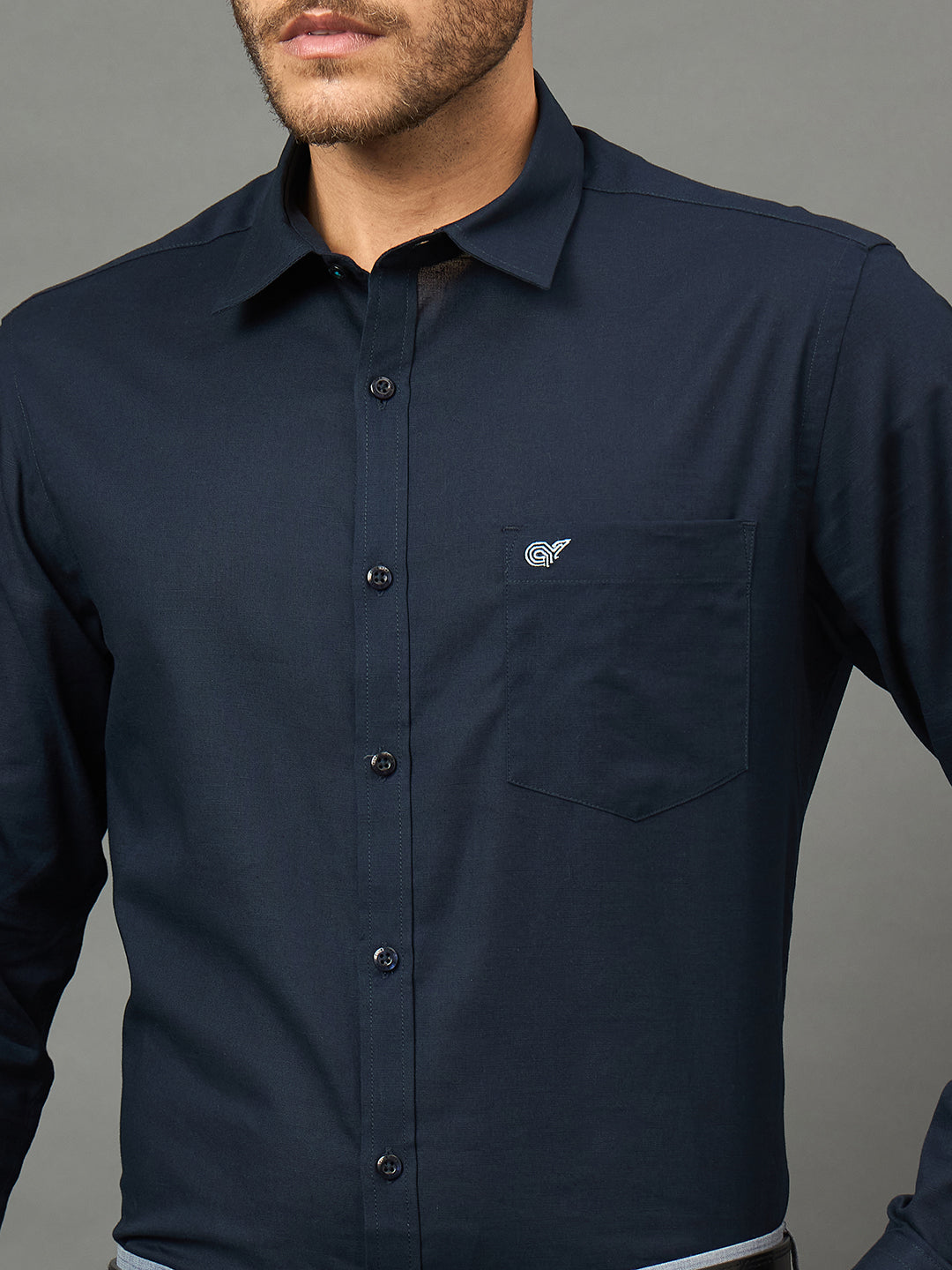 Club York Men Navy Shirt