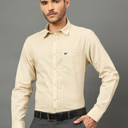 Club York Men Beige Shirt