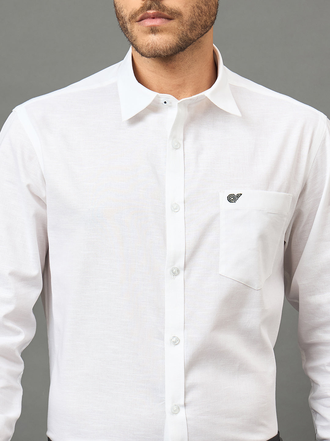 Club York Men White Shirt