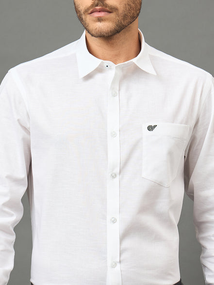 Club York Men White Shirt