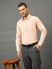 Club York Men Peach Shirt