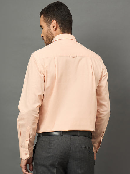 Club York Men Peach Shirt