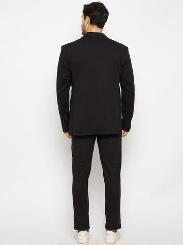 Black Knitted Suit