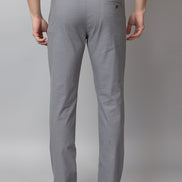 Light Grey Solid Trouser