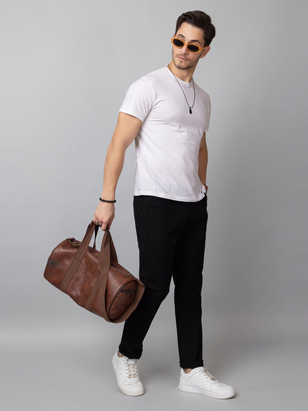 Black Solid Trouser