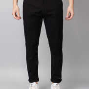 Black Solid Trouser