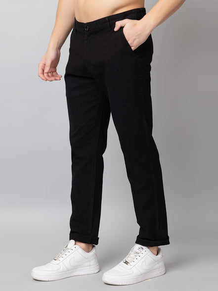 Black Solid Trouser