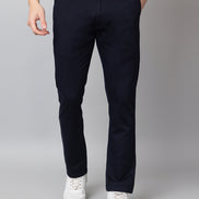 Navy Solid Trouser