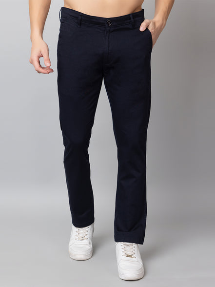 Navy Solid Trouser