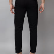 Black Solid Trouser
