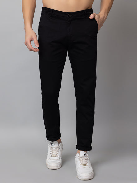 Black Solid Trouser
