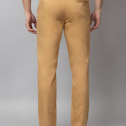 Khaki Solid Trouser