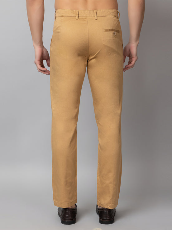 Khaki Solid Trouser