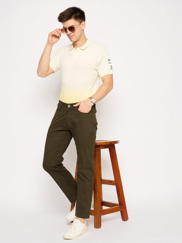 Coffee Solid Chinos