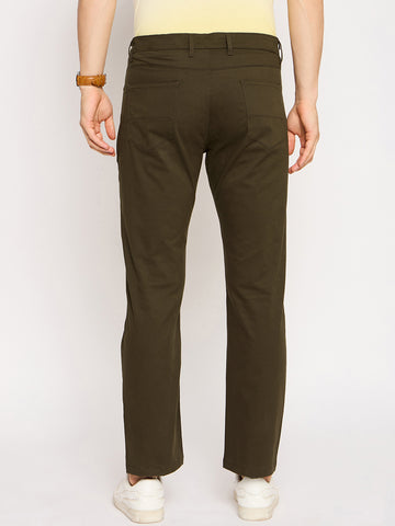 Coffee Solid Chinos