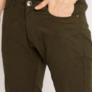 Coffee Solid Chinos