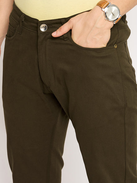 Coffee Solid Chinos