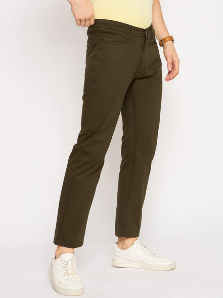 Coffee Solid Chinos