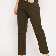 Coffee Solid Chinos