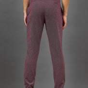 Wine Solid Trouser