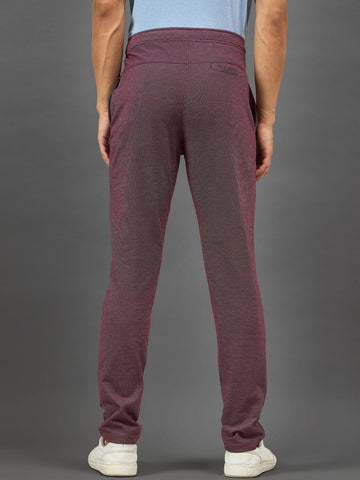 Wine Solid Trouser