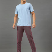 Wine Solid Trouser