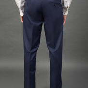 Navy Solid Chinos