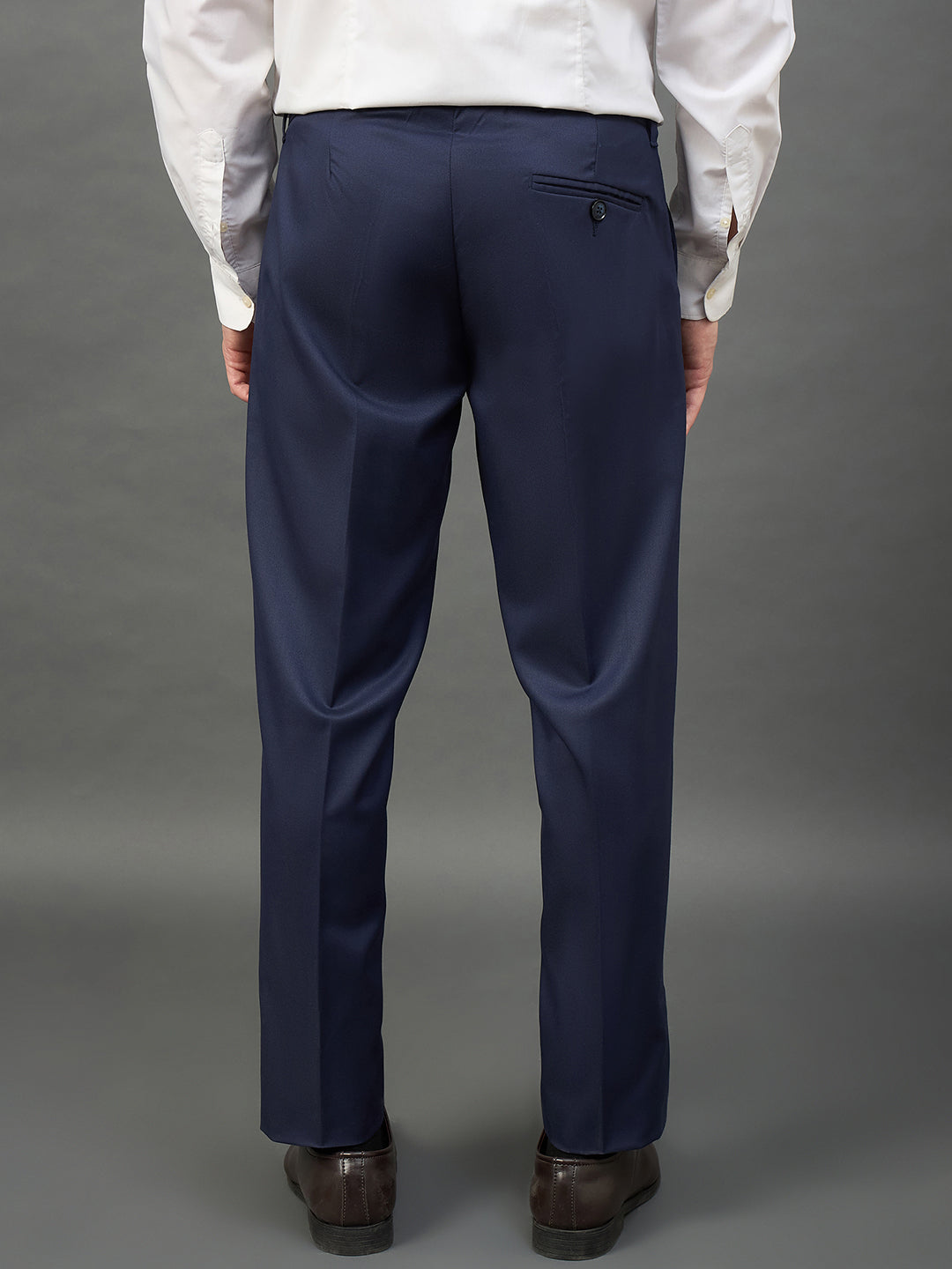 Navy Solid Chinos