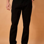 Club York Men Black Button Trouser