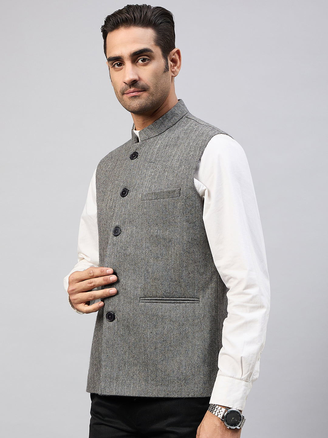 Grey Formal Vest