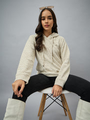 Brown Checked Sweatshirt