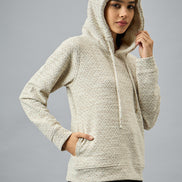 Brown Checked Sweatshirt