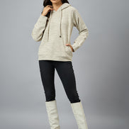 Brown Checked Sweatshirt