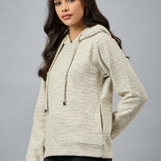 Brown Checked Sweatshirt