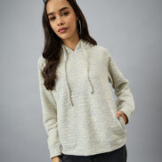 Black Checked Sweatshirt