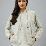 Black Checked Sweatshirt