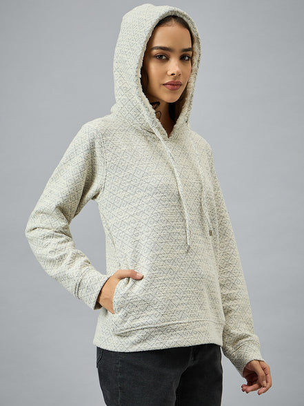 Black Checked Sweatshirt