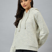 Black Checked Sweatshirt