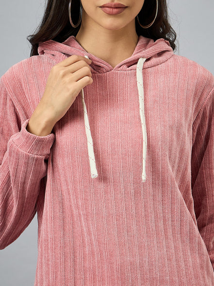 Pink Striper Sweatshirt