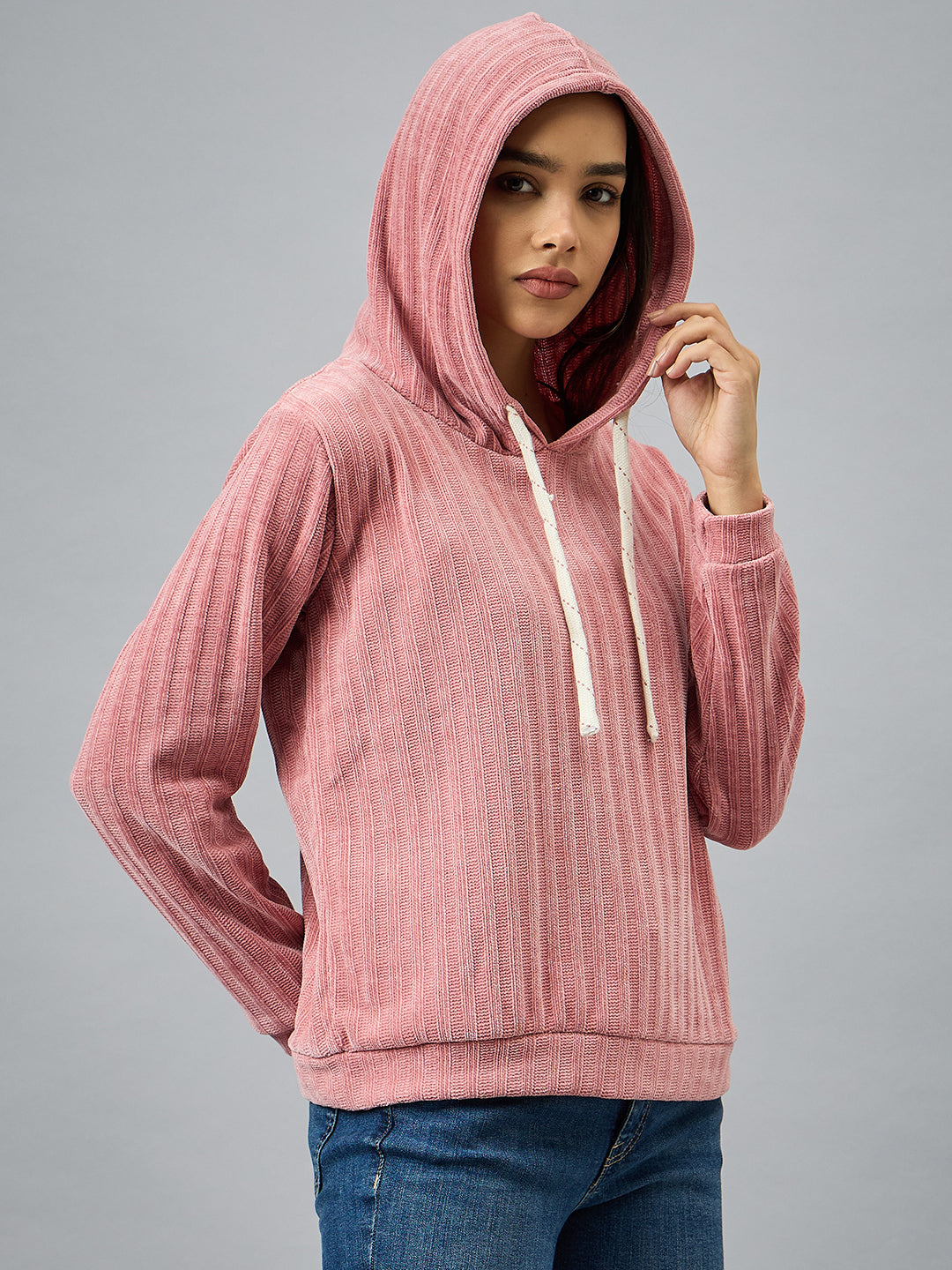 Pink Striper Sweatshirt